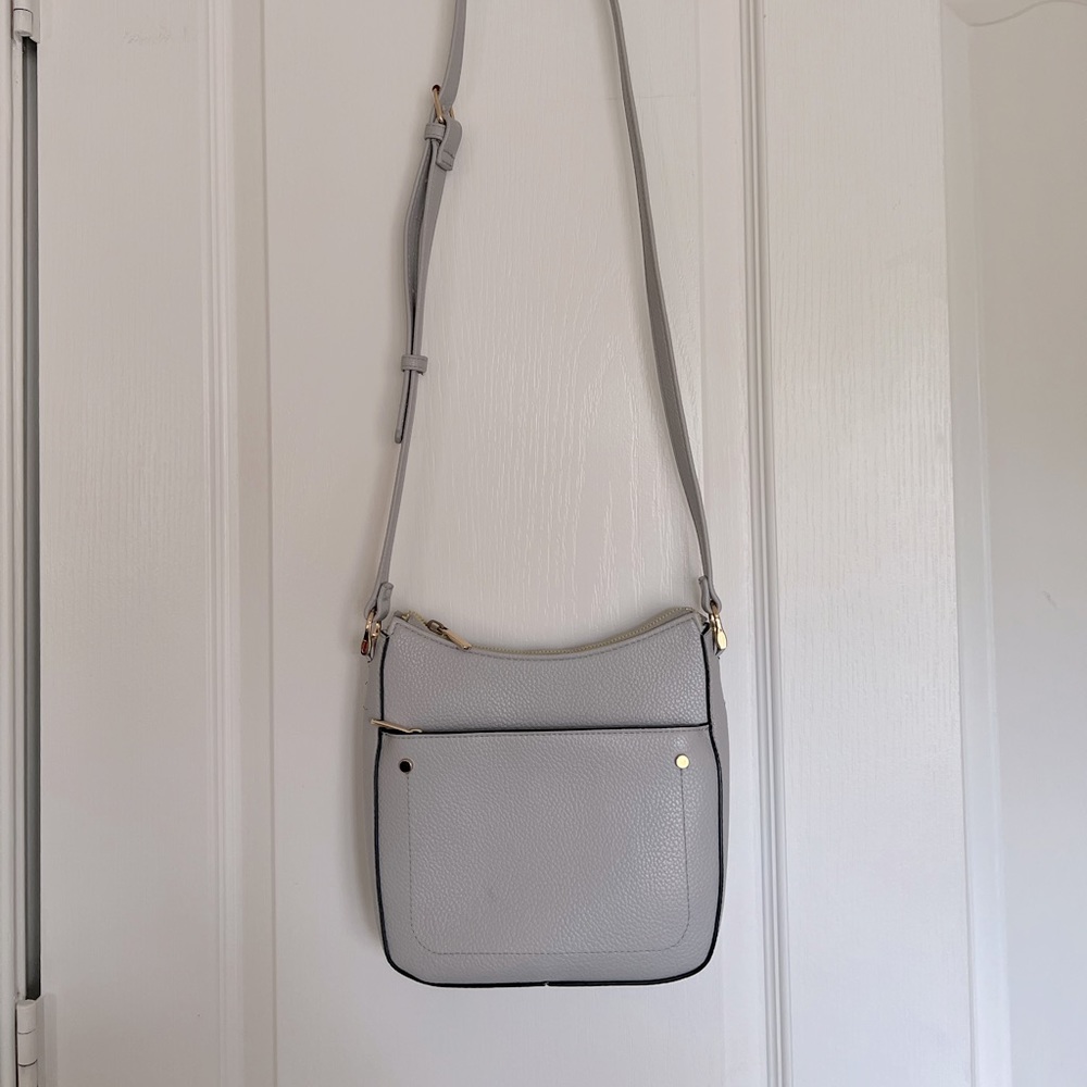Blue/Grey crossbody purse